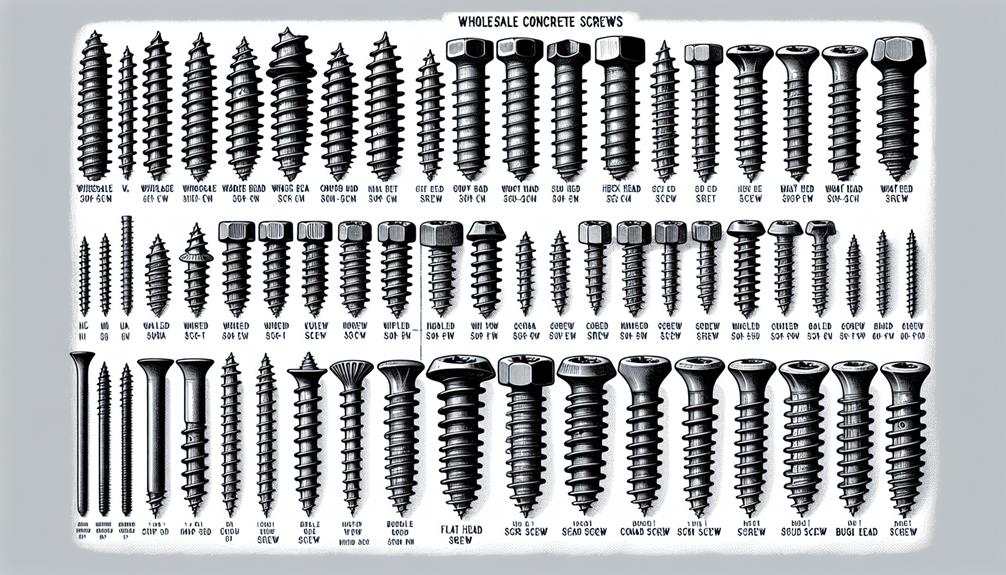 A Comprehensive Guide to Selecting Wholesale Concrete Screws